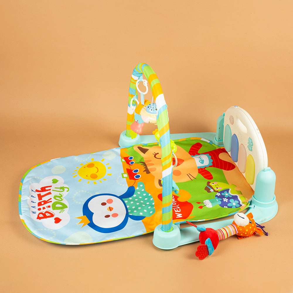 Penguin Party Blue Piano Activity Gym