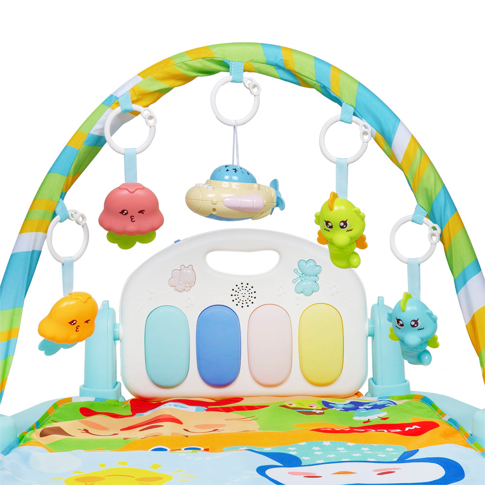 Penguin Party Blue Piano Activity Gym