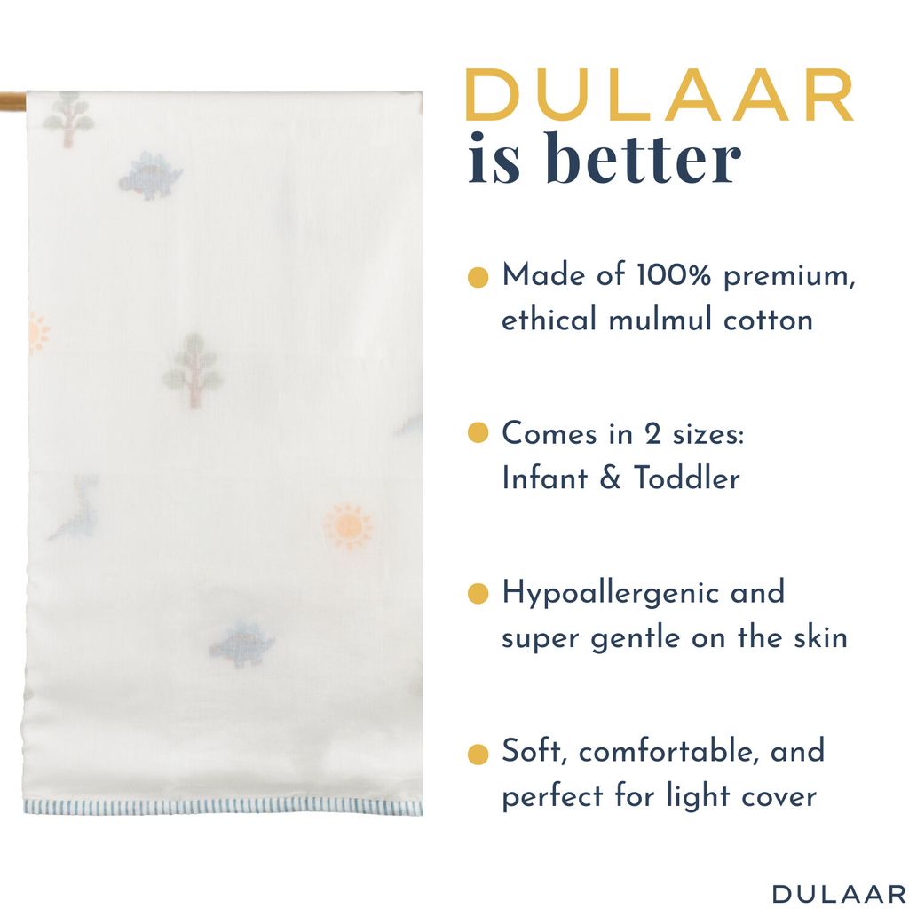 Mulmul Muslin Dohar | Hand-Block Printed