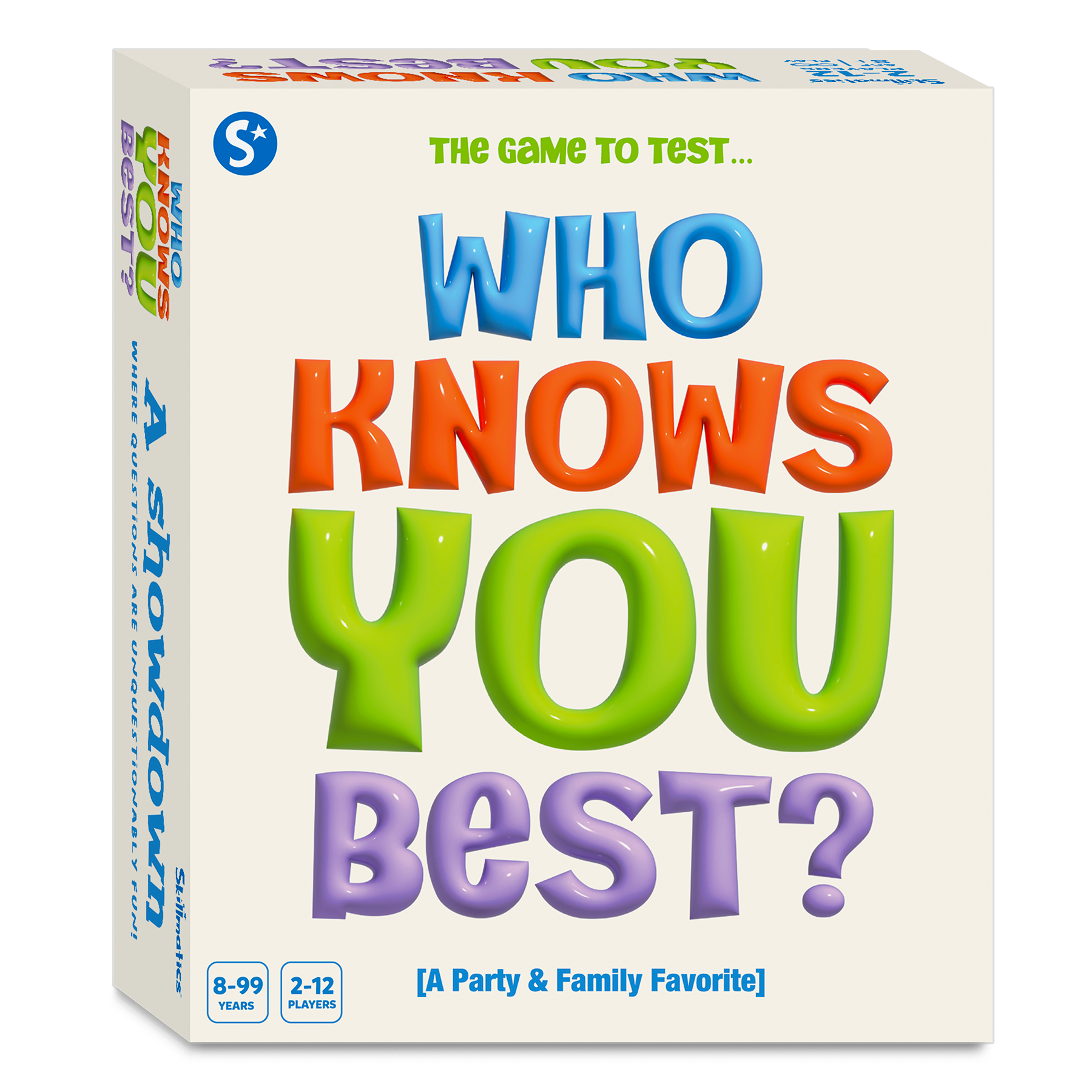 Skillmatics Card Game - Who Knows You Best? Family Party Game for Kids and Adults, Fun for Game Night
