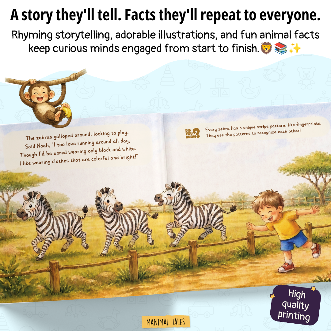 I'm at the Zoo! - Personalized animal adventure