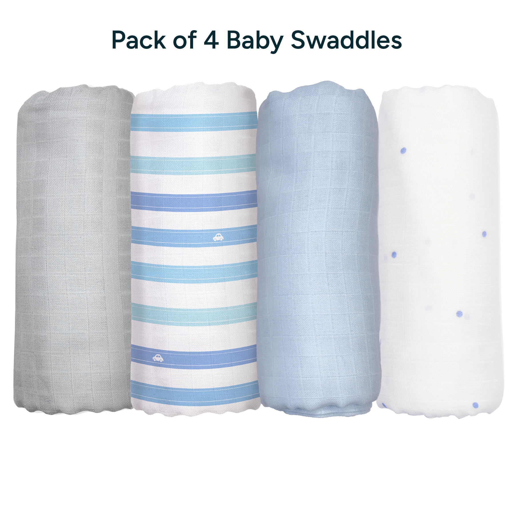 Extra-Large Swaddles Pack Of 4
