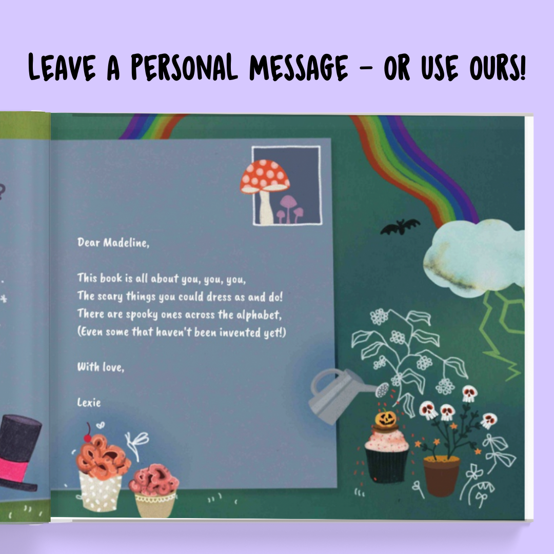 Personalised Storybook - What Will I Be? A Spooky A-B-C Story!