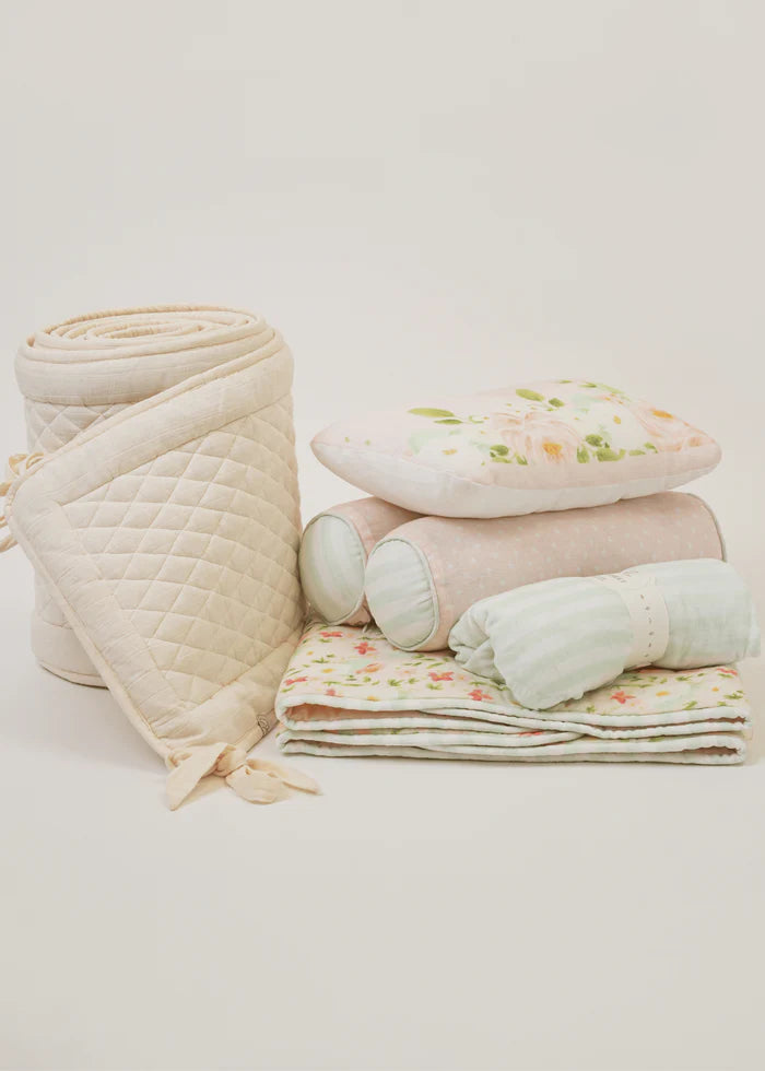 Complete  Cot Bedding Set with Bumper