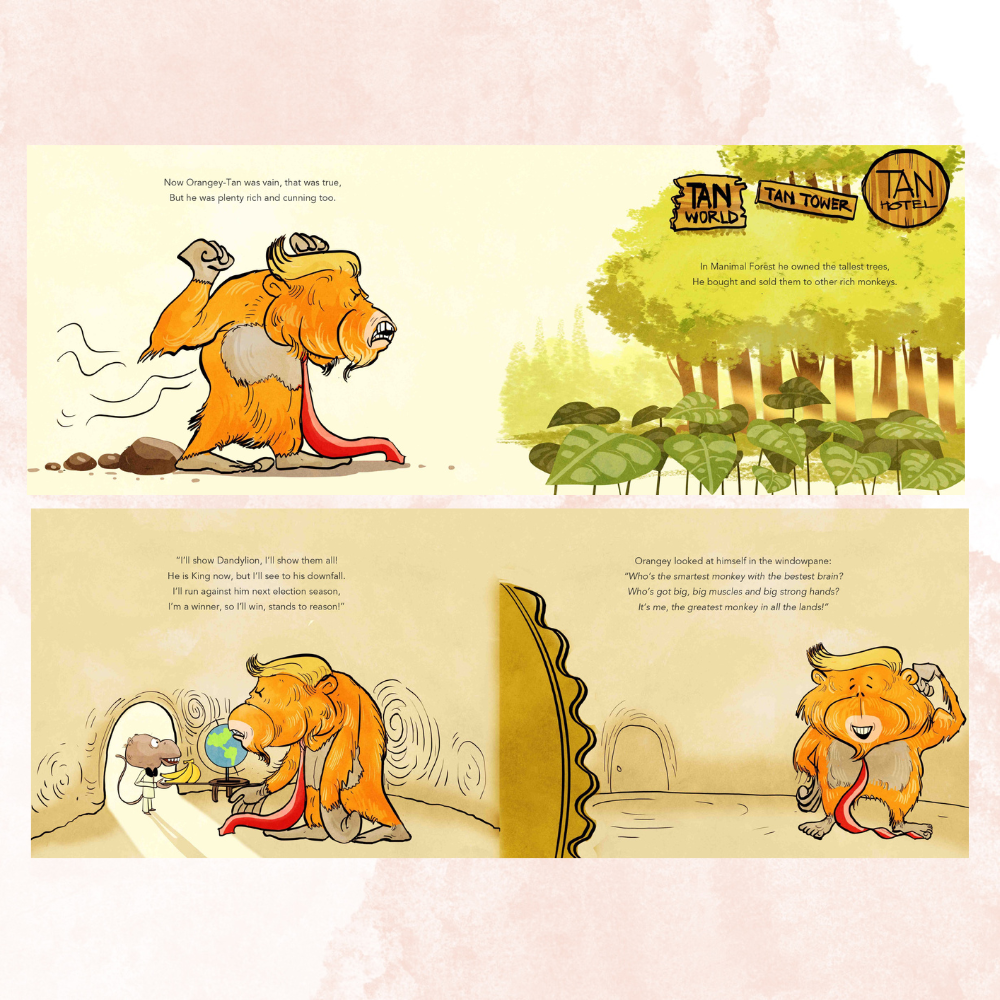 Personalised Storybook -  The Orangey-Tan; Your Child vs Evil