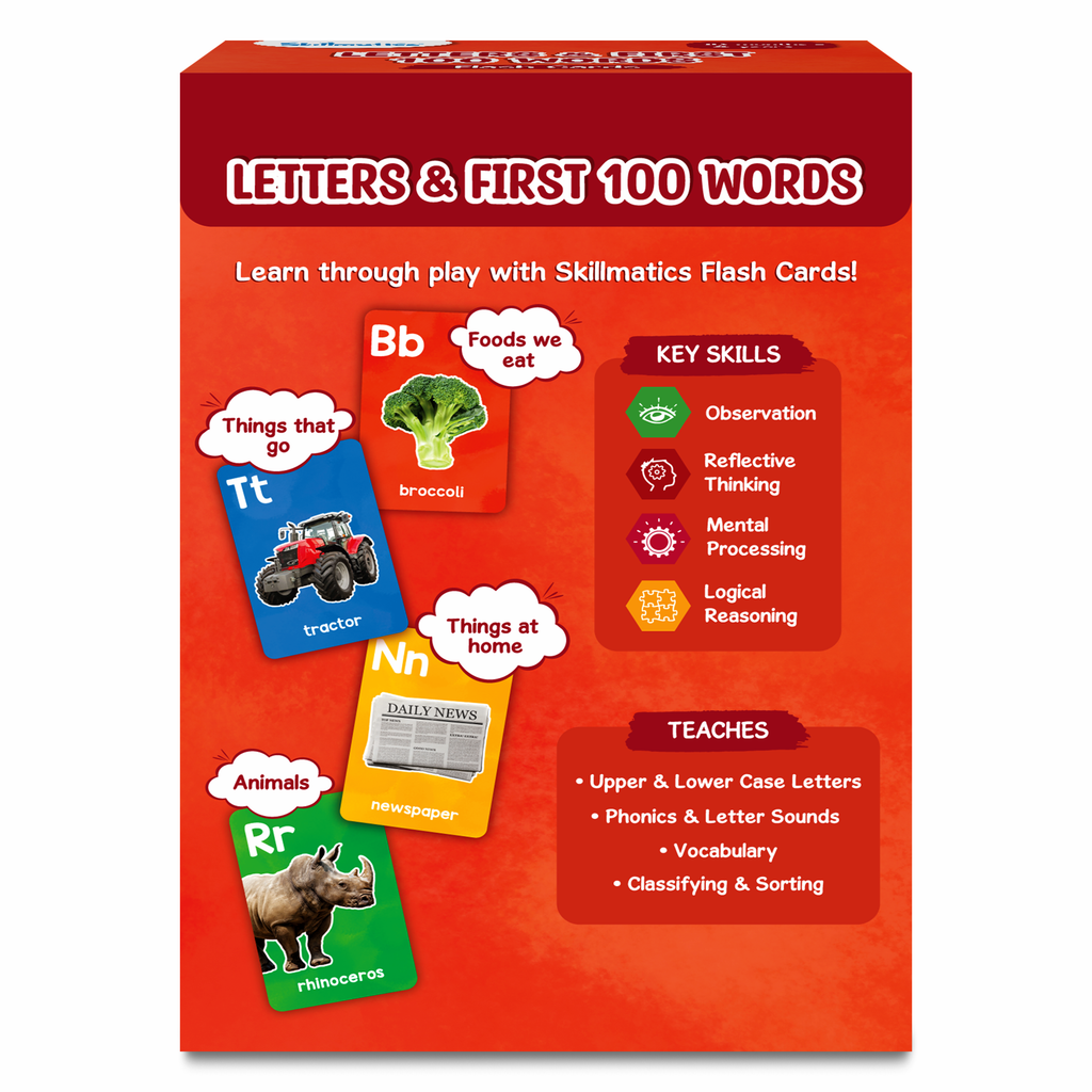 Flash Cards - Letters & First 100 Words