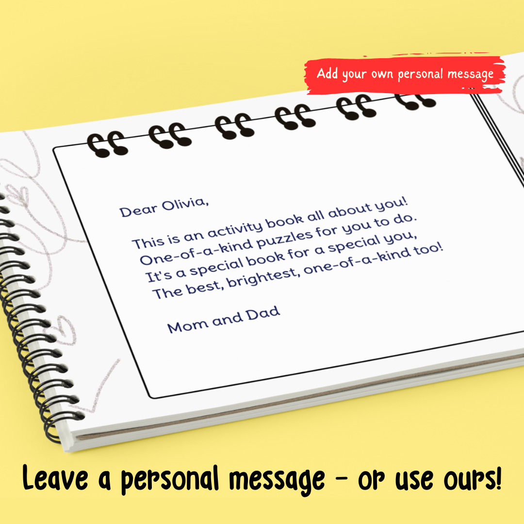 My Amazingly Awesome Activity Book (Just for Me!)