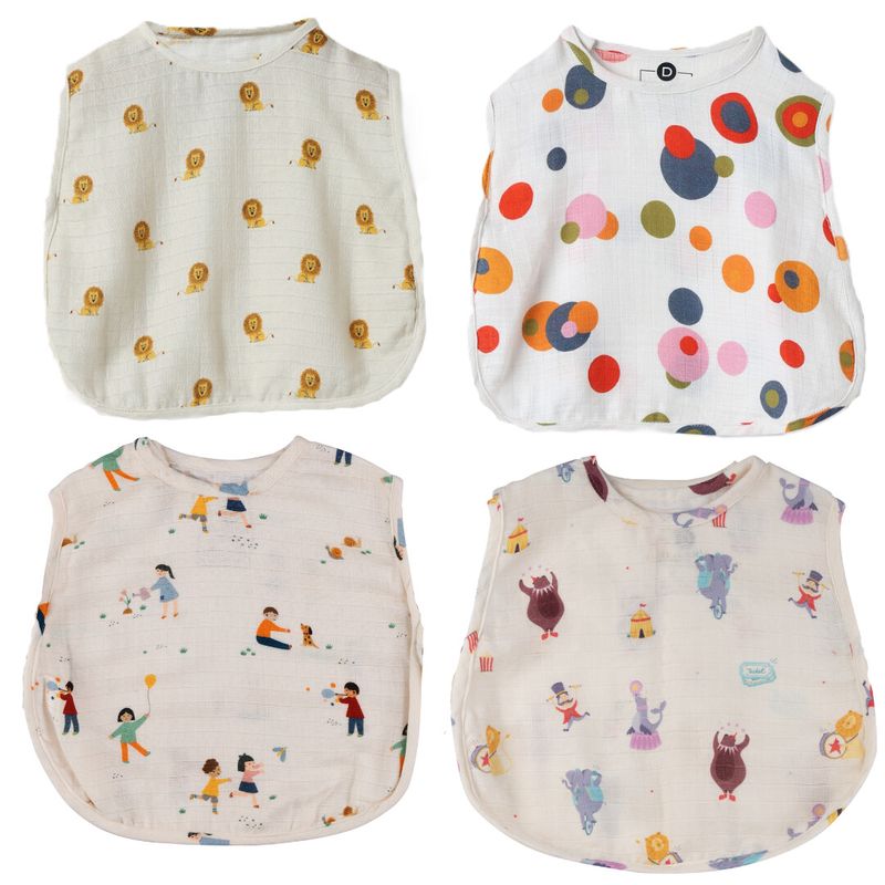 Organic Muslin Jhabla (Set of 4)