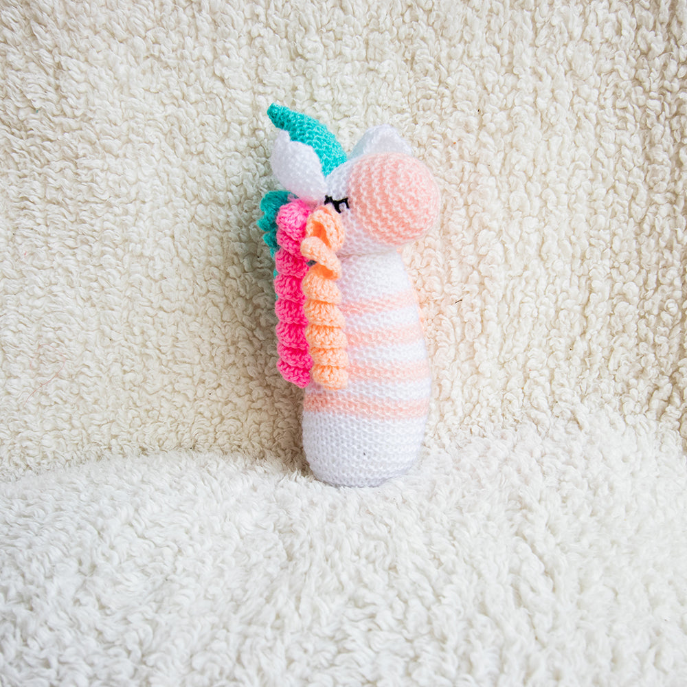 Unicorn Soft Toy & Diwali Bodysuit Gift Set