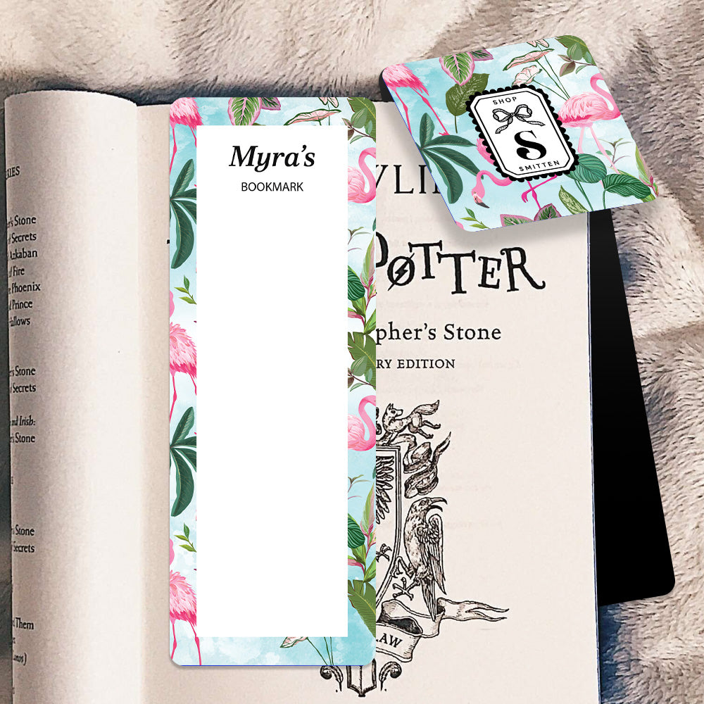 Flamingo Foliage Bookmark