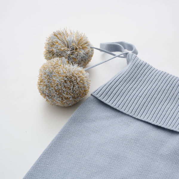 Classic Christmas Stocking - Base: Kentucky Blue; Letter: Ivory