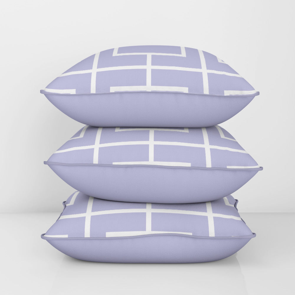 Nautical Grid Cushion Cover