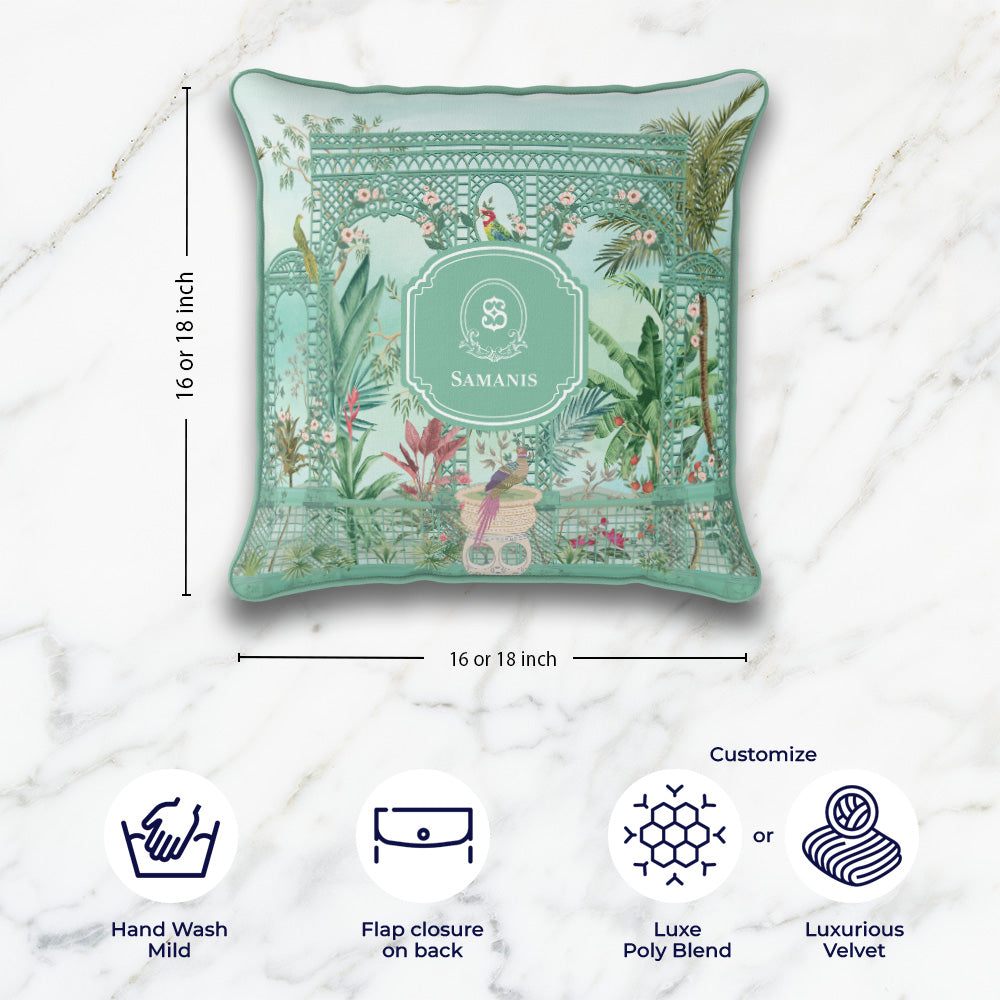 French Garden SerreFleurie Cushion Cover