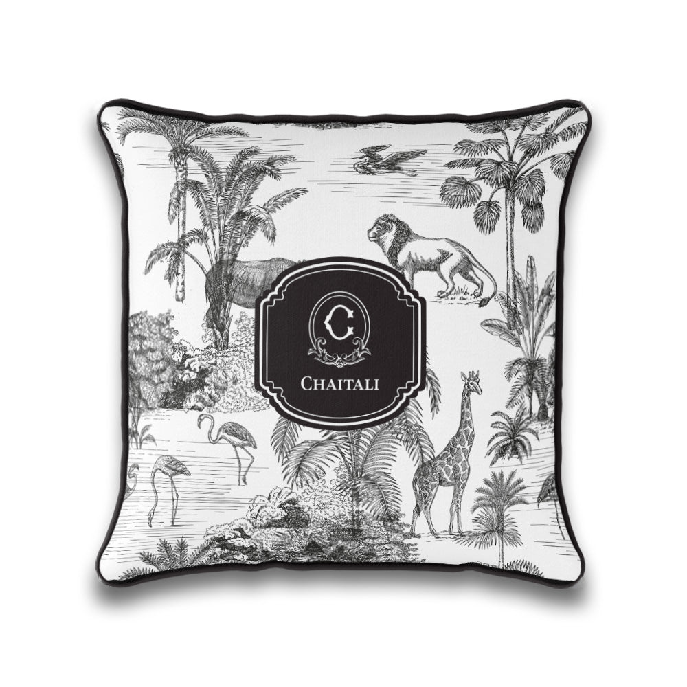 Savanna Noir Cushion Cover