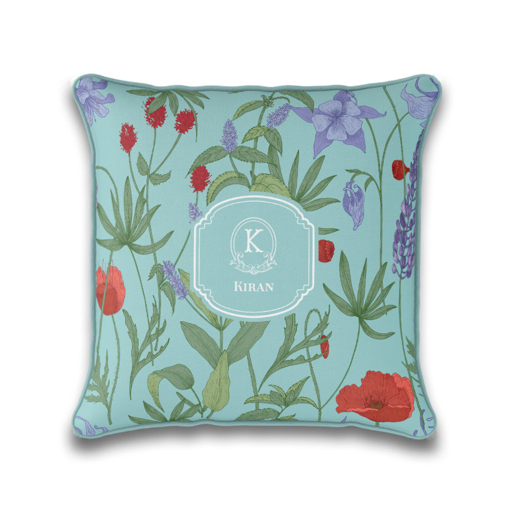 Scarlet Bloom Cushion Cover