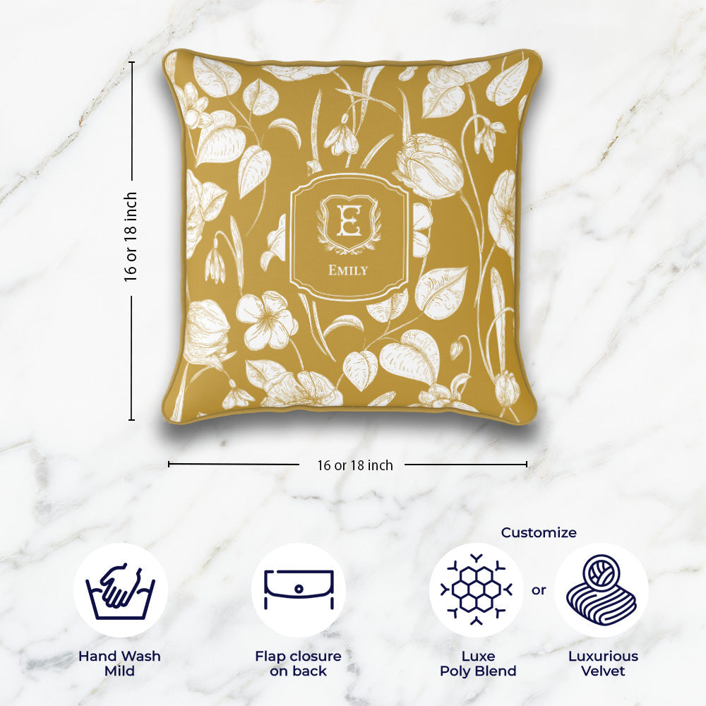 Ink Botanica Cushion Cover