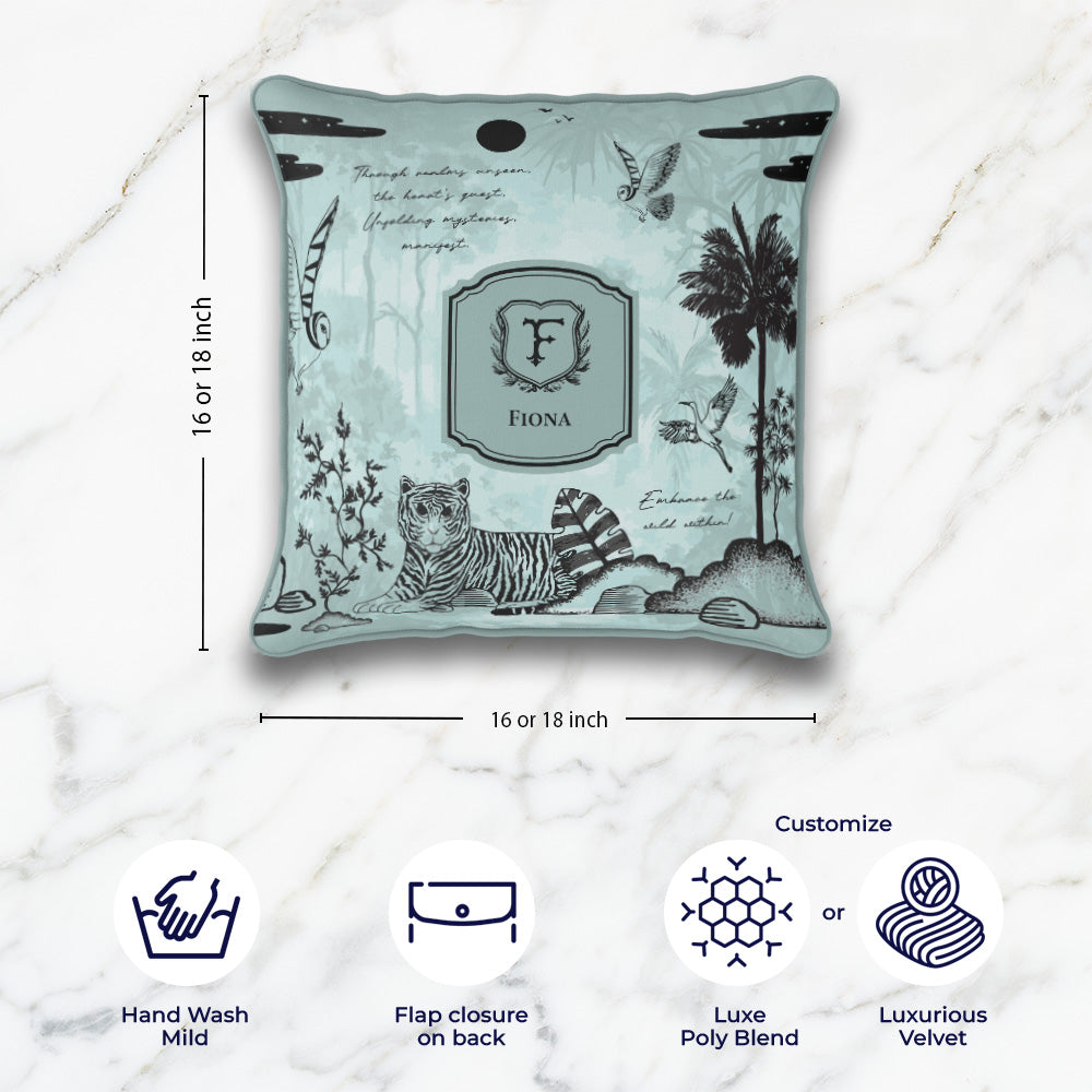 Jungle's Sonnet Cushion Cover