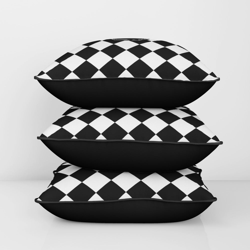 Checkered Cushion Cover