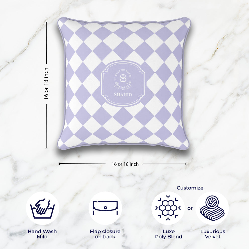 Checkered Cushion Cover