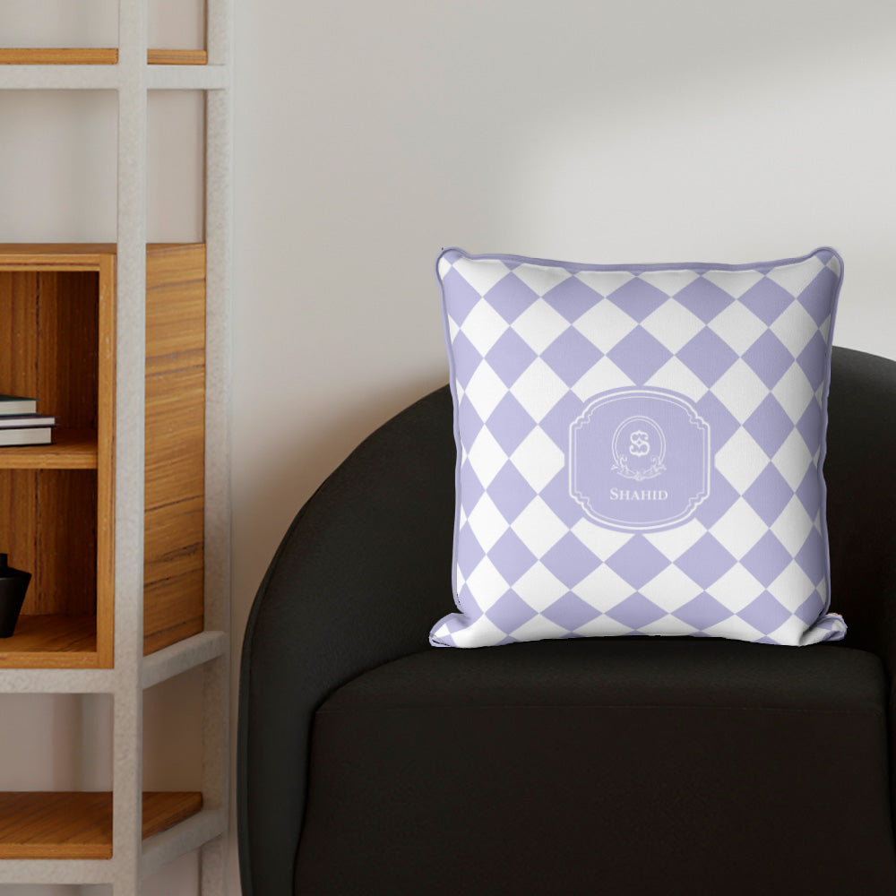 Checkered Cushion Cover