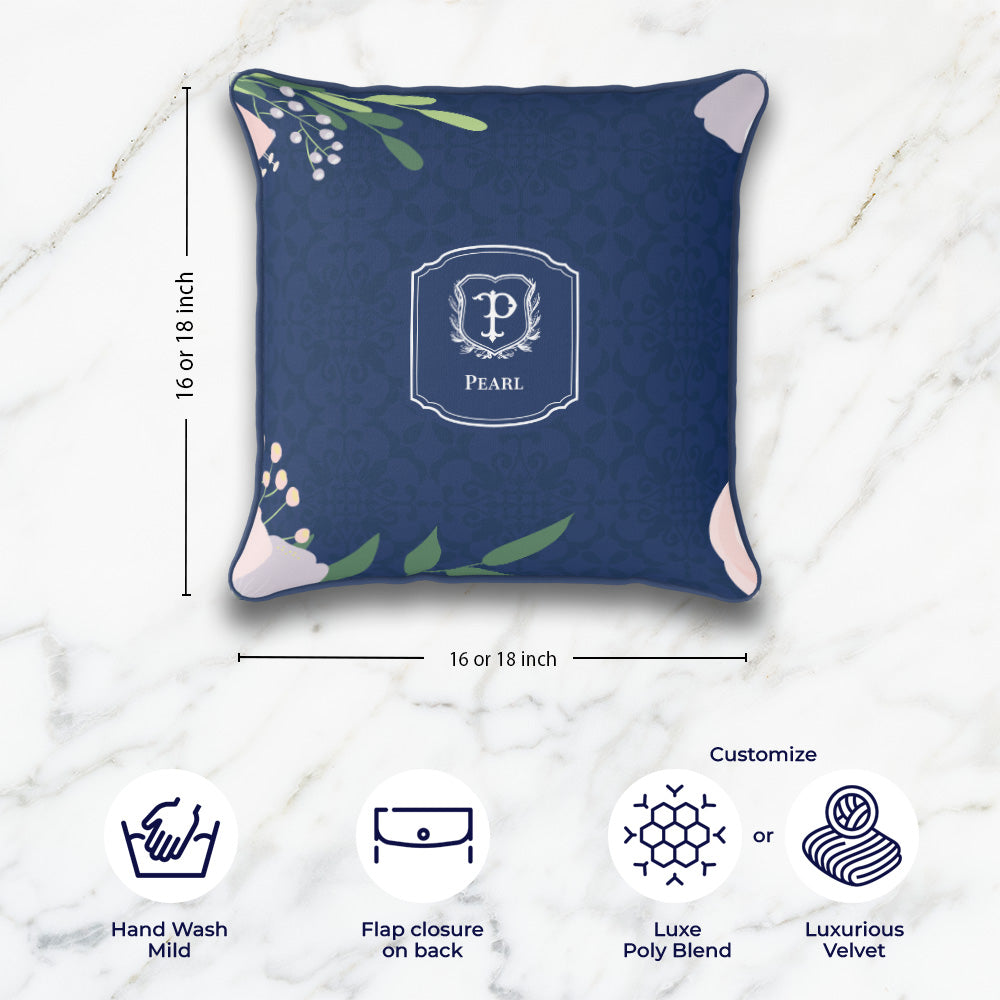 Royal Bloom Cushion Cover