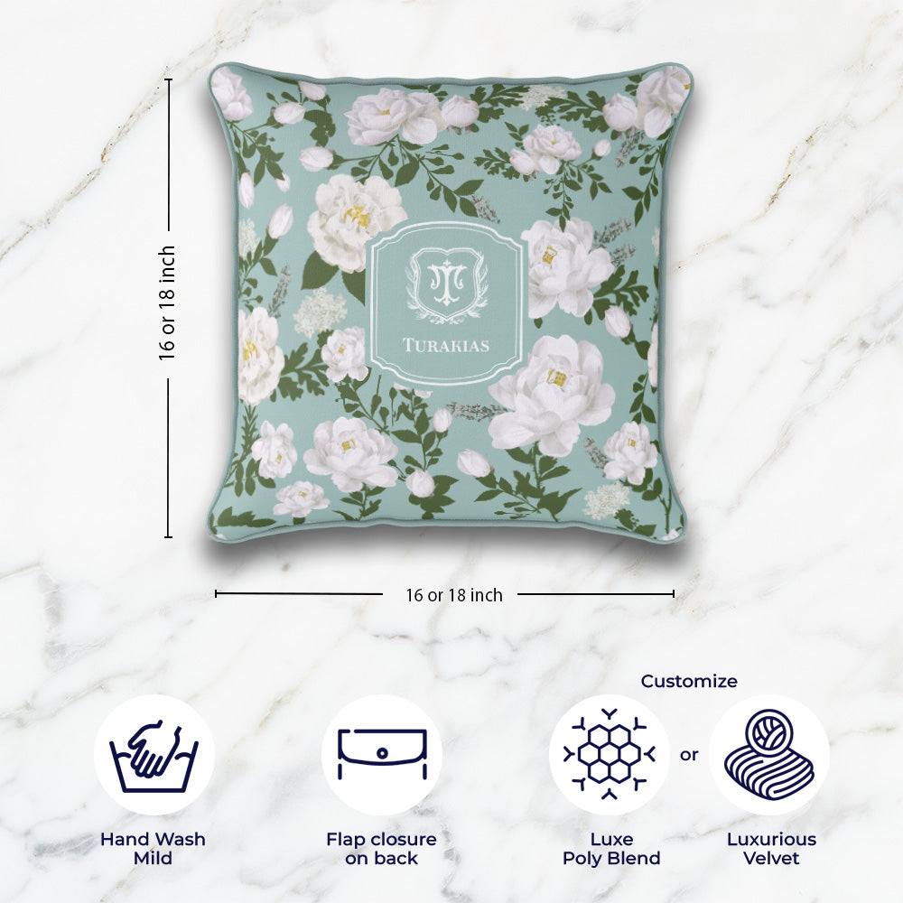 Peonies Cushion Cover