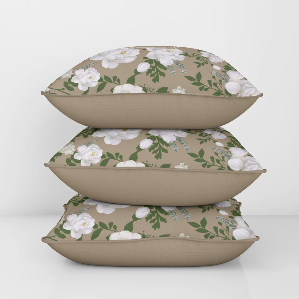 Peonies Cushion Cover