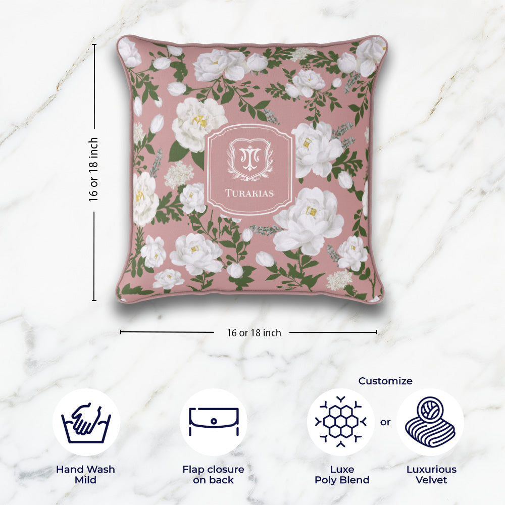 Peonies Cushion Cover