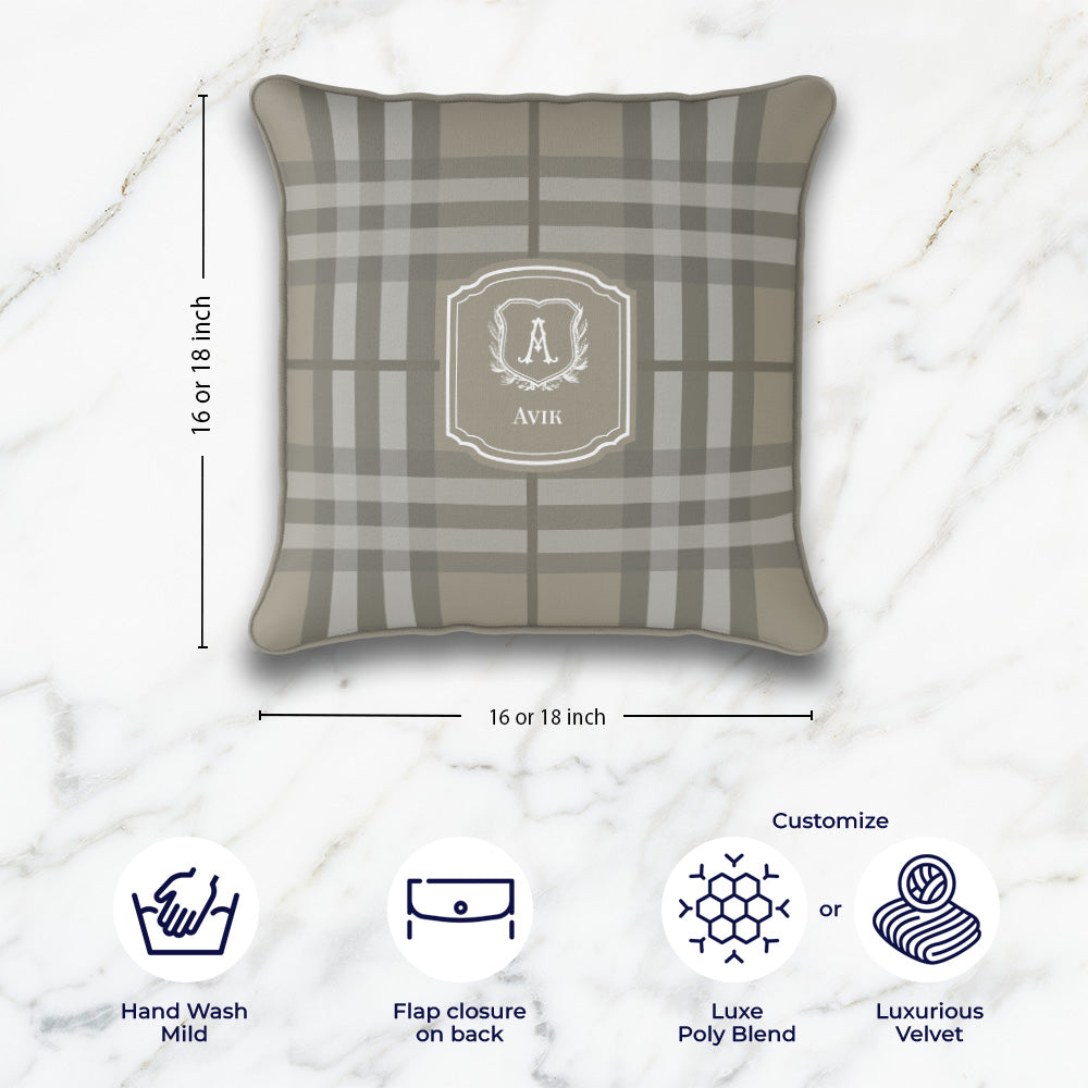 Plaid Cushion Cover