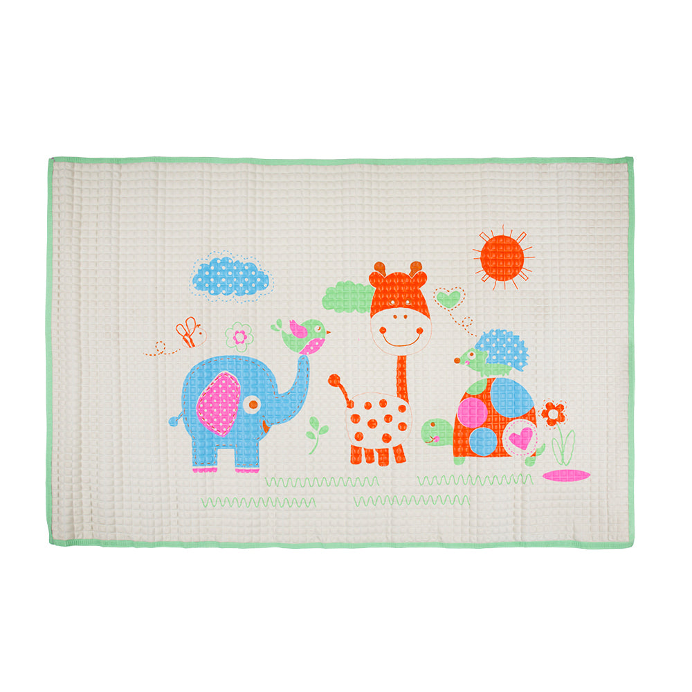 I Love Animals Green Air Filled Waterproof Massage Mat