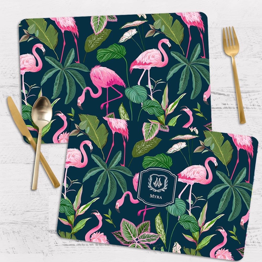 Flamingo Foliage Placemat