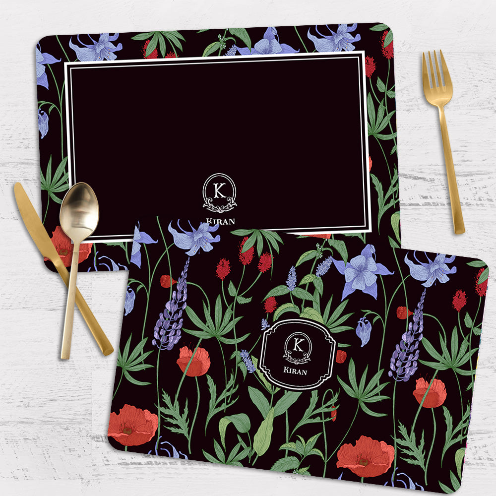 Scarlet Bloom Placemat