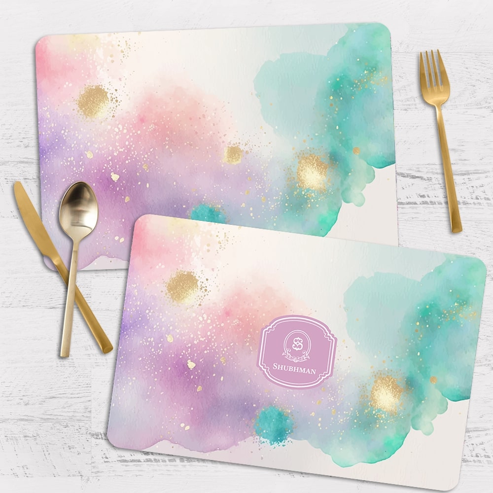 Gilded Strokes Placemat