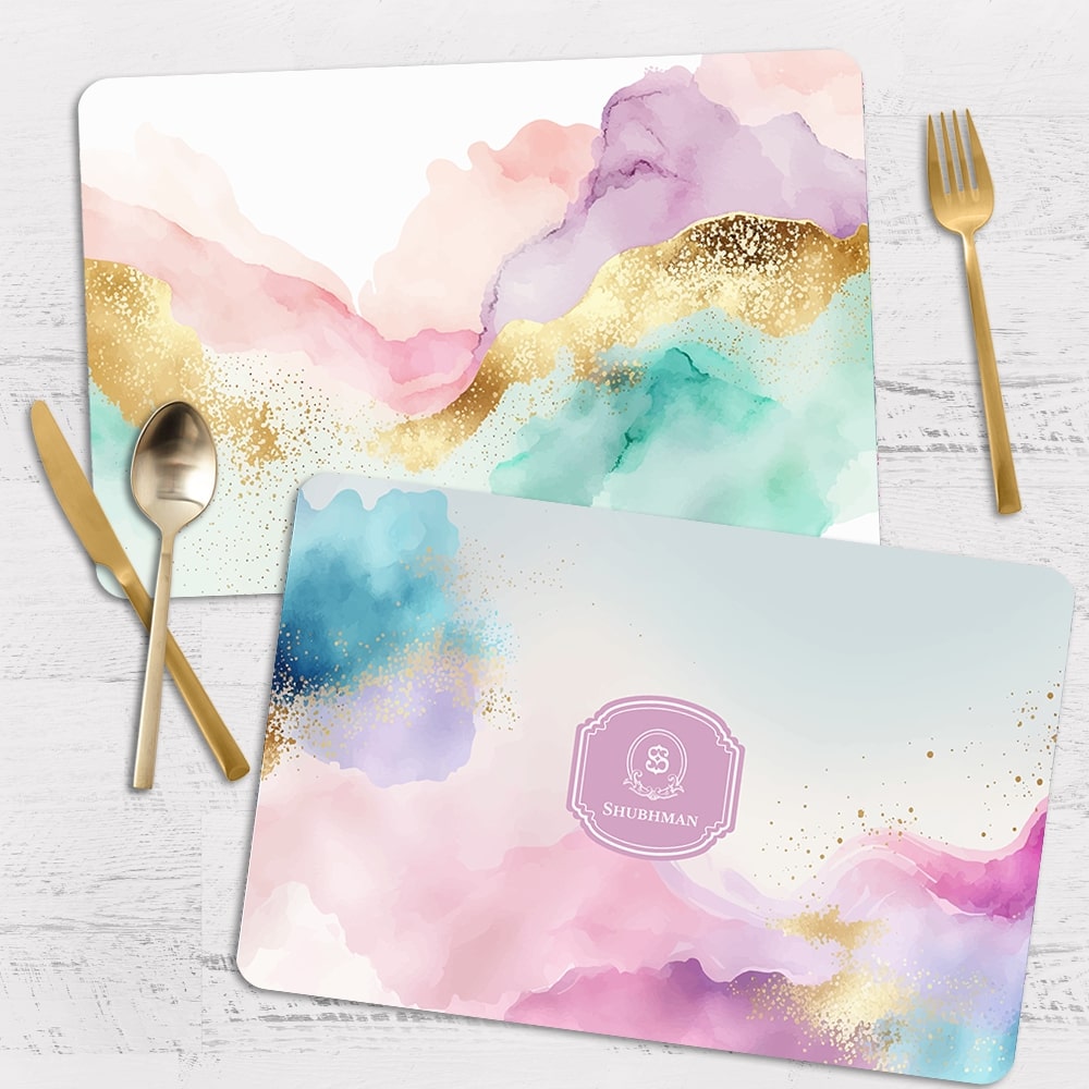 Gilded Strokes Placemat