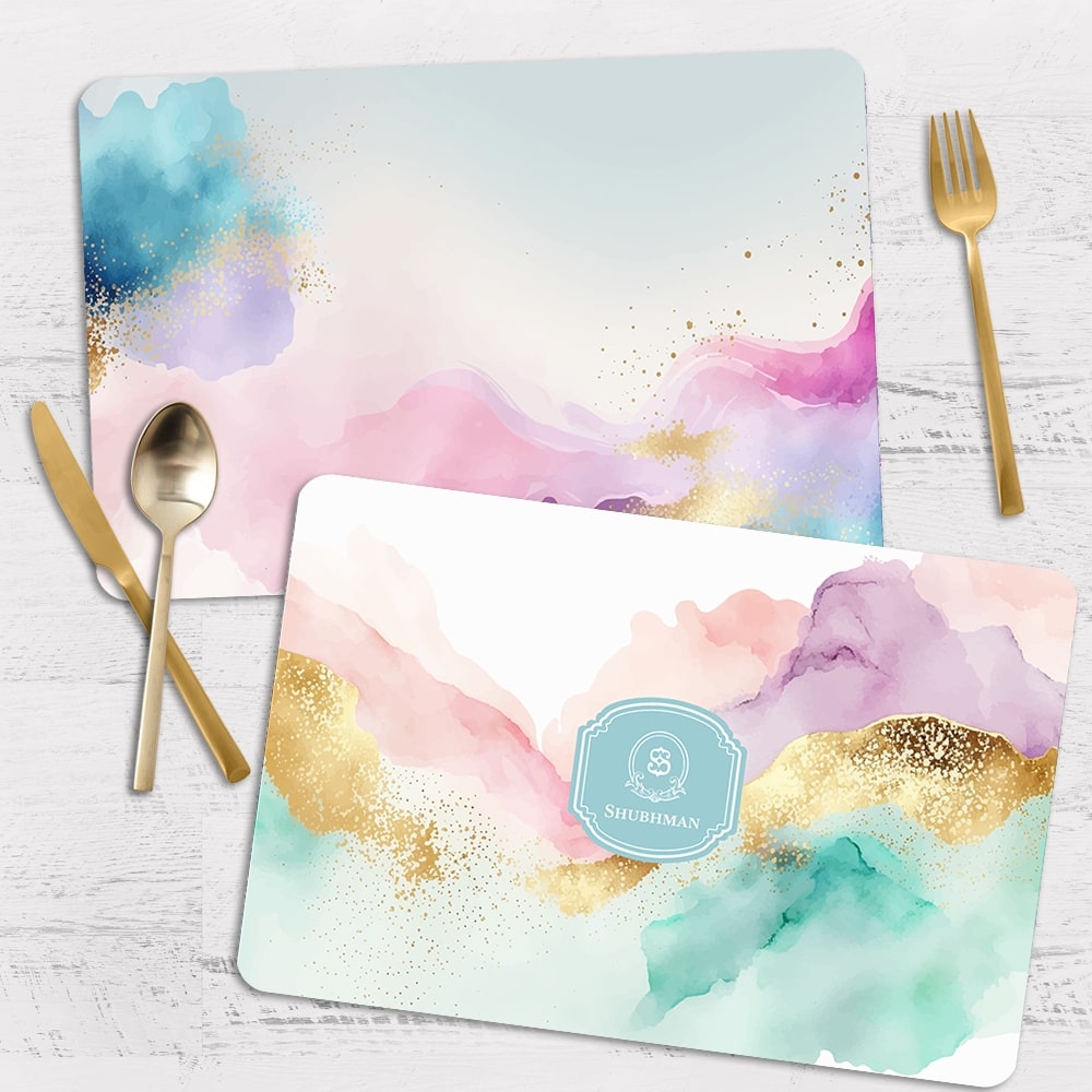 Gilded Strokes Placemat