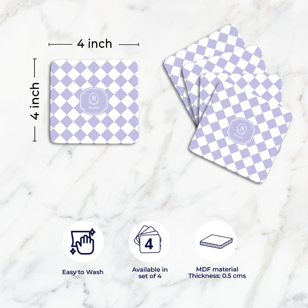 Checkered Tableware Set