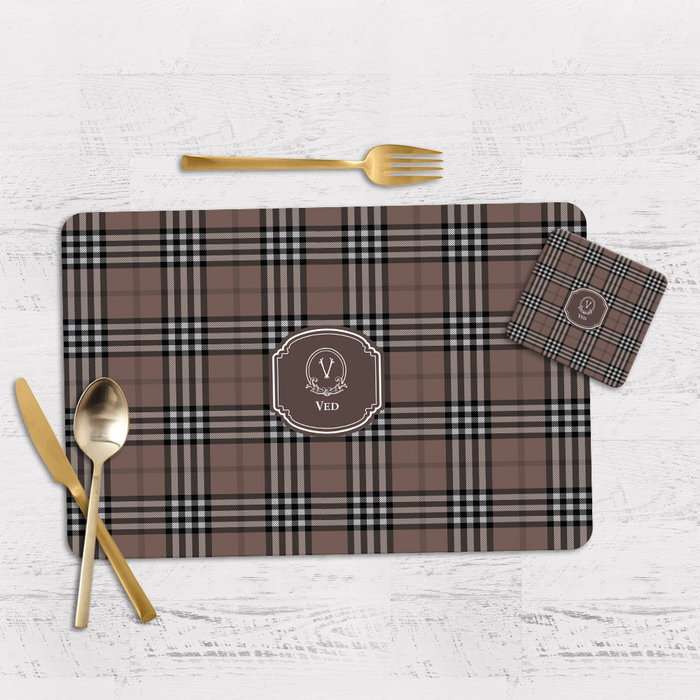 Tartan Tableware Set