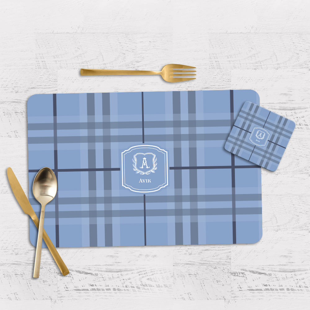 Plaid Tableware Set