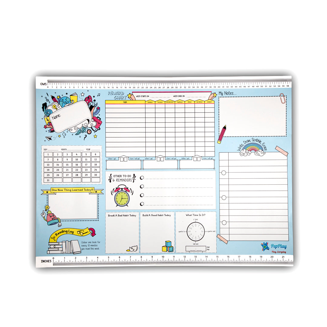 Pepplay Activity Planner - Blue