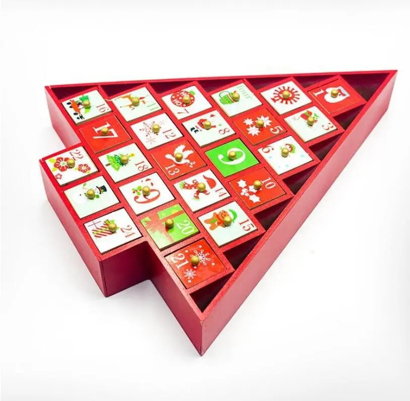 Wooden Advent Calendar (Cherry Blossom)