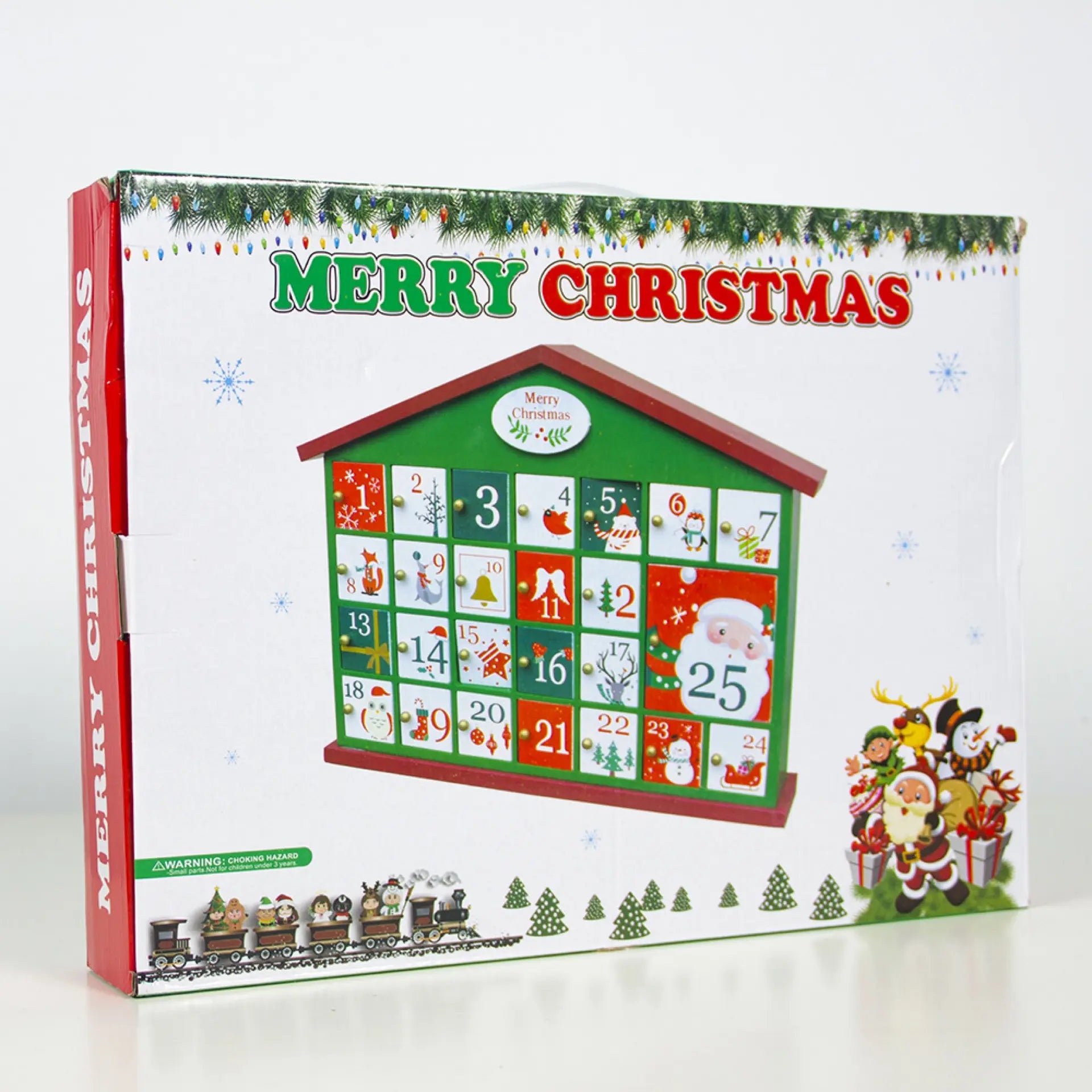 Wooden Advent Calendar (Tinsel Town House)