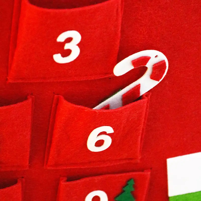 45" Felt Advent Calendar (Santa's Daily Delights)