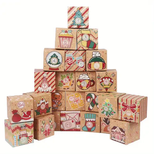 Advent Calendar (24 Gift Boxes)(Natural)