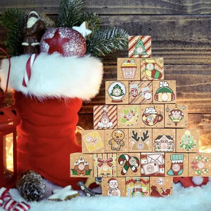 Advent Calendar (24 Gift Boxes)(Natural)