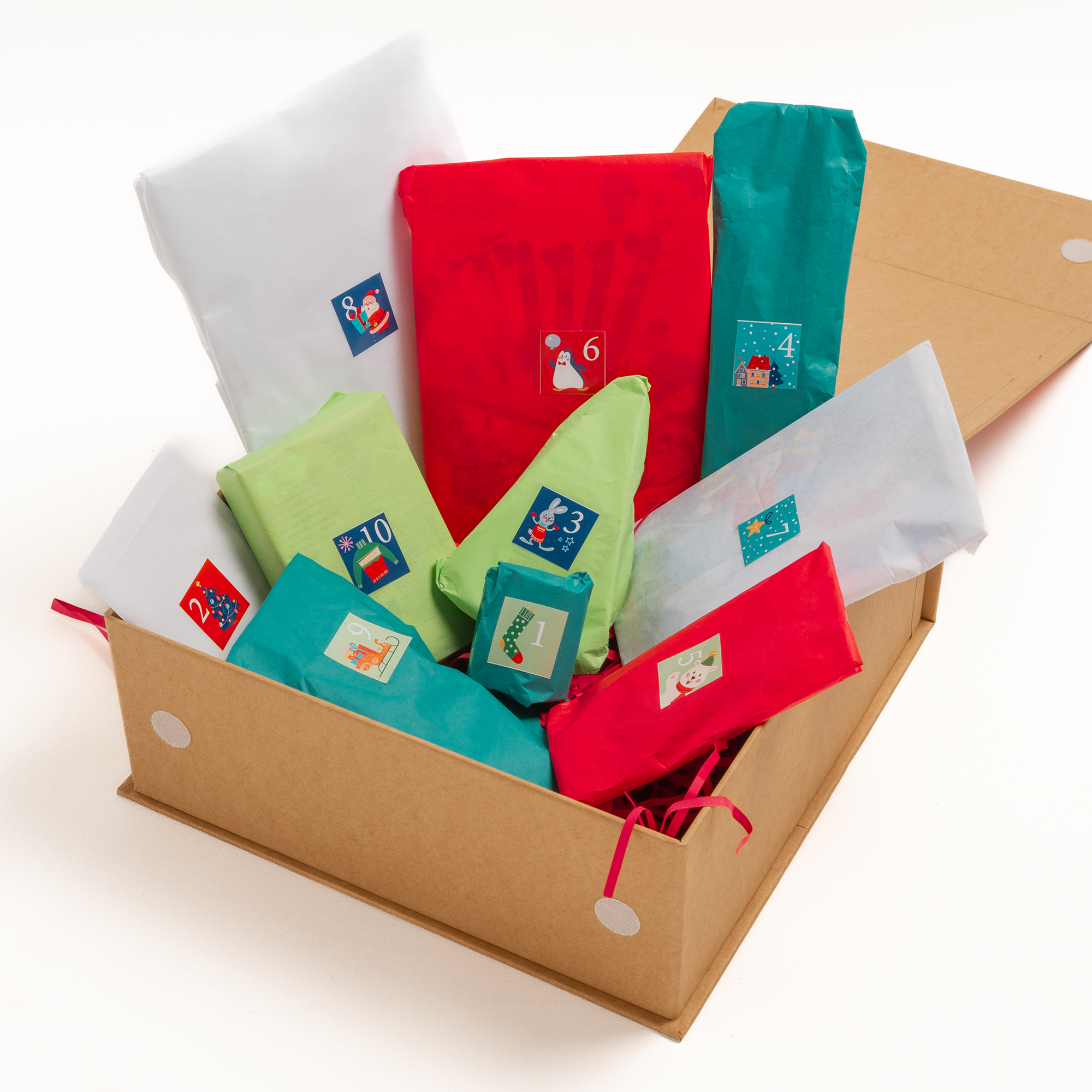 Personalised Kids’ Advent Gift Box – 10 Surprise Gifts for a Christmas Countdown