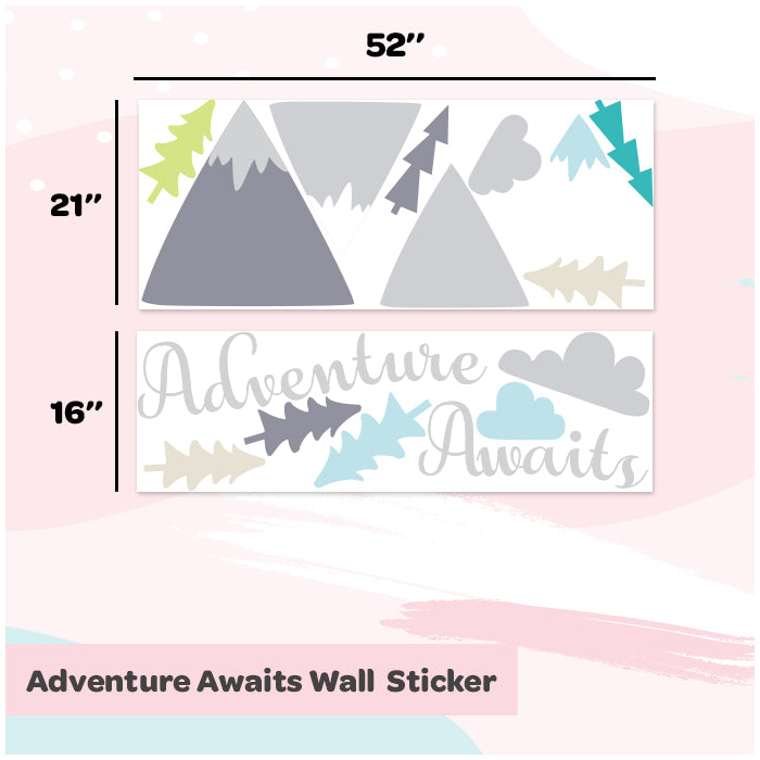 Adventure Awaits Wall Sticker