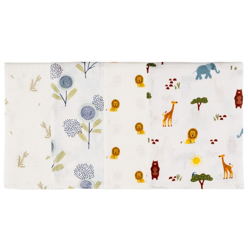 Organic Muslin Burp Cloth-Pack of 4