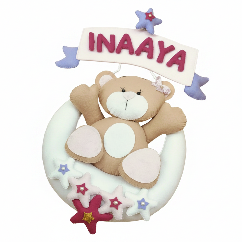 Personalized Felt Name Cloud Hanging
