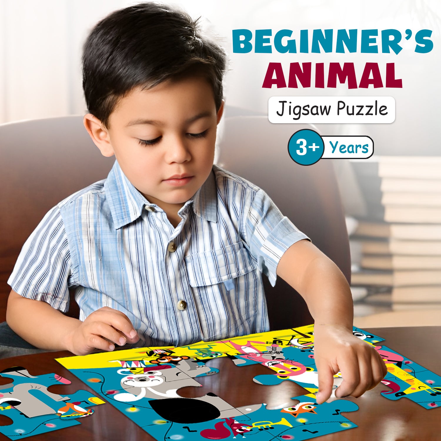 Animal Jamboree - 12 Piece Puzzles