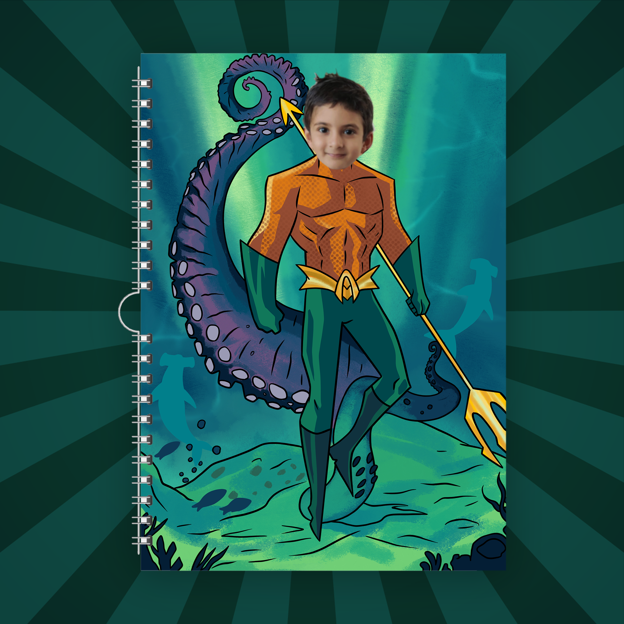 Personalized Superhero Notebooks